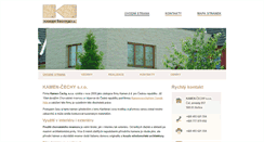Desktop Screenshot of kamen-cechy.cz